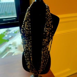 Black and white necklace